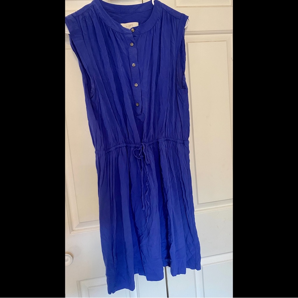 Dress above the knee beautiful blue